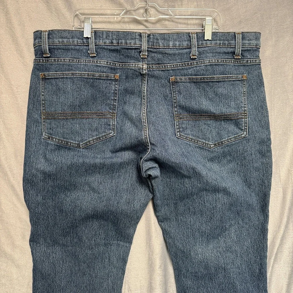 RedHead‎ Jeans Mens 42x32 Blue Stretch Denim Straight Leg Relaxed Fit Casual